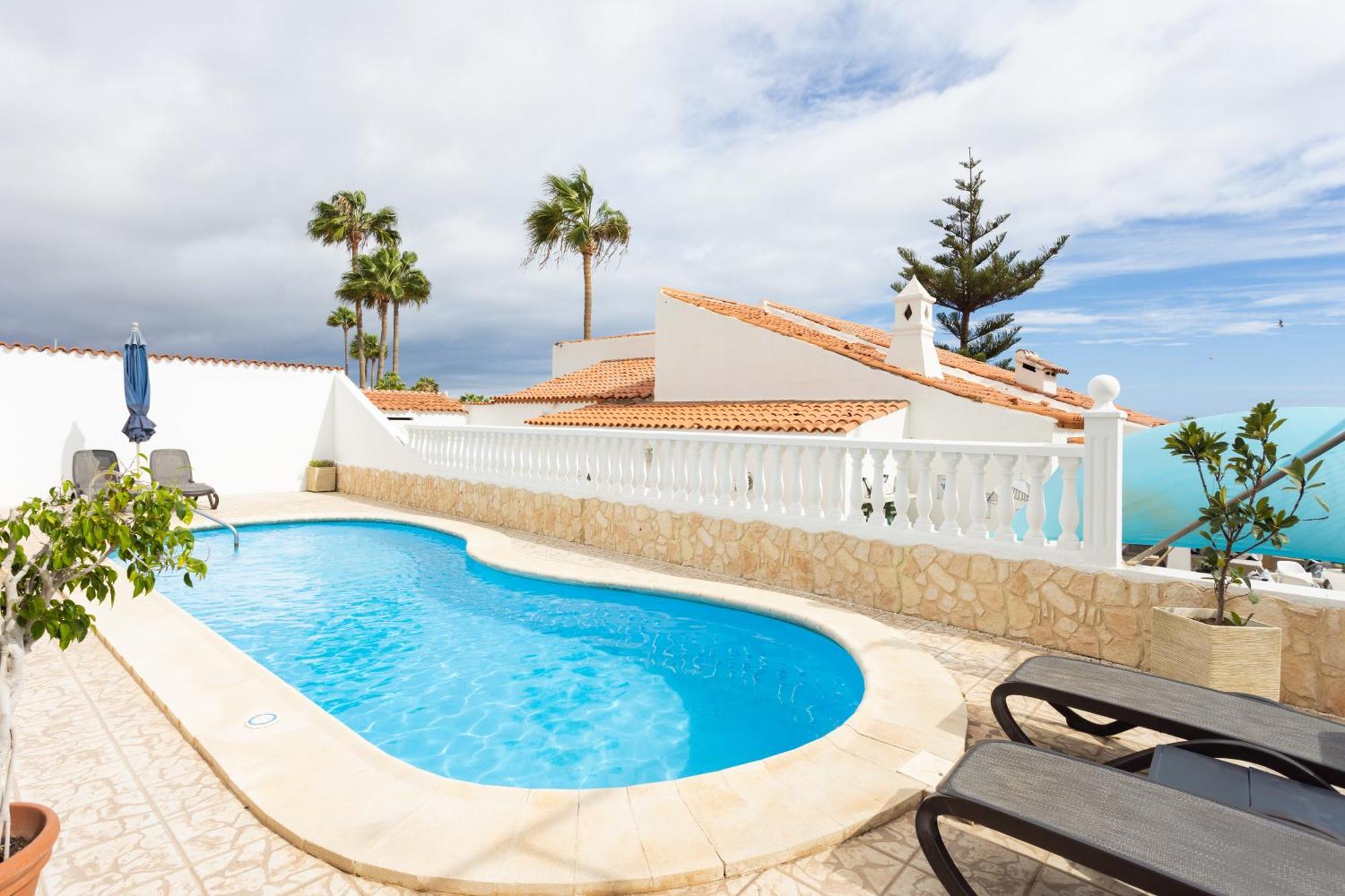 Casa Glenys Con Piscina Privada Y Vistas Al Golf Y Mar Villa San Miguel de Abona