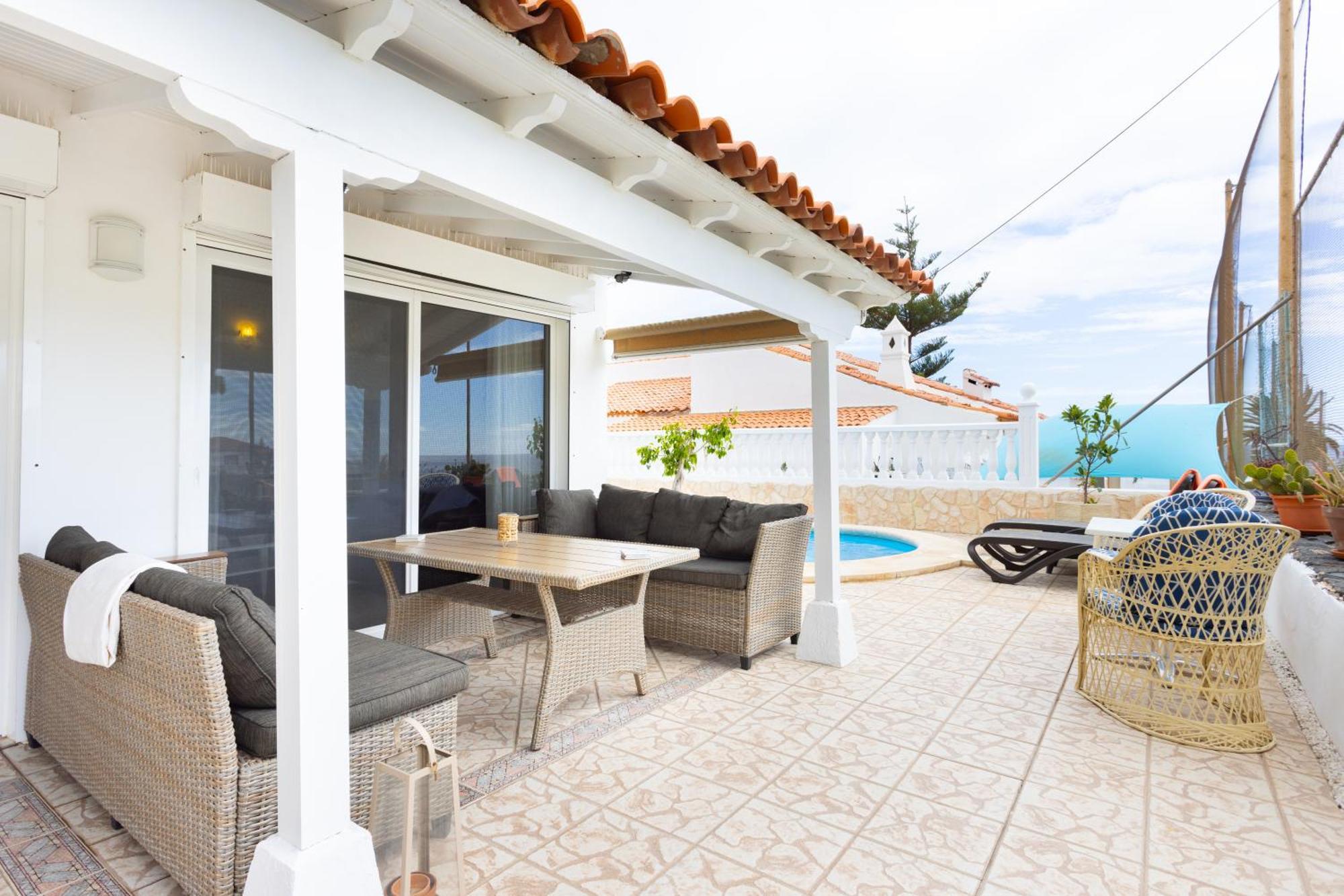 Casa Glenys Con Piscina Privada Y Vistas Al Golf Y Mar Villa